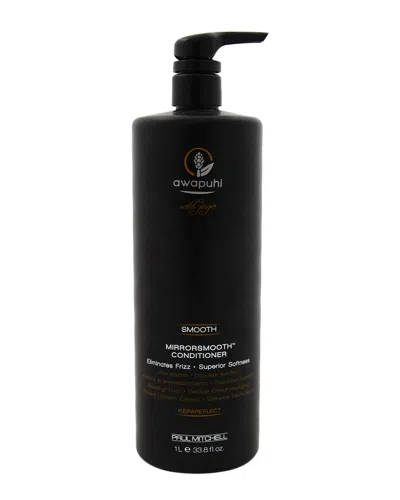 Paul Mitchell 33.8oz Awapuhi Wild Ginger Mirrorsmooth Conditioner In Black