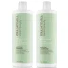 PAUL MITCHELL CLEAN BEAUTY ANTI-FRIZZ SHAMPOO AND CONDITIONER SUPERSIZE SET