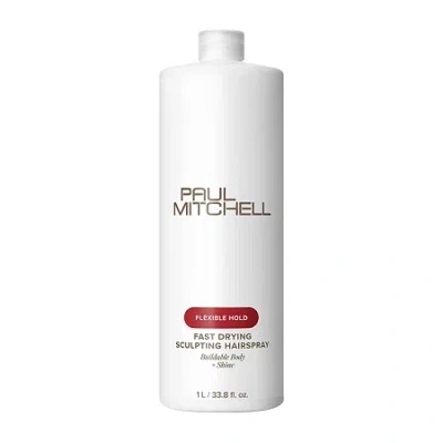 Paul Mitchell Fast Drying Sculpting Hair Spray 33.8 Oz. In White