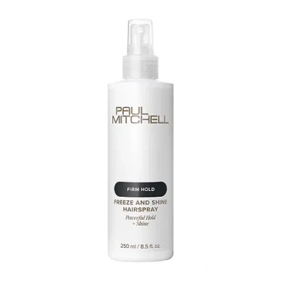 Paul Mitchell Freeze & Shine Hair Spray 8.5 Oz. In Transparent