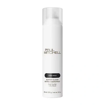 Paul Mitchell Super Clean Extra Hair Spray 9.5 Oz. In Transparent