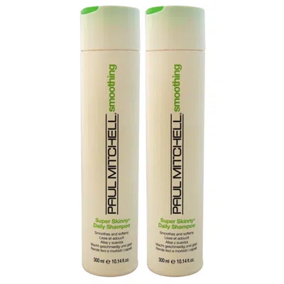 Paul Mitchell Super Skinny Daily Shampoo By  For Unisex - 10.14 oz Shampoo - Pack Of 2 In Transparent