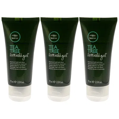Paul Mitchell Tea Tree Firm Hold Gel By  For Unisex - 2.5 oz Gel - Pack Of 3 In Multi