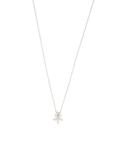 Pre-owned Paul Morelli 18k Diamond Mini Stellanise Pendant Necklace, 16" In Multi