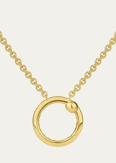 Paul Morelli 18k Yellow Gold Chain Ring Necklace