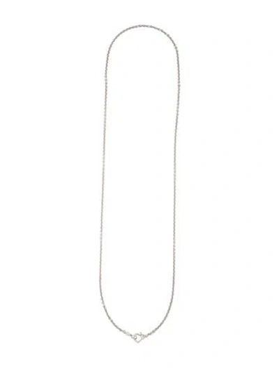 Pre-owned Paul Morelli Chain Necklace, 28" In Multicolor