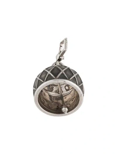 Pre-owned Paul Morelli Vaulted Meditation Bell Pendant, 1.5" In Multicolor