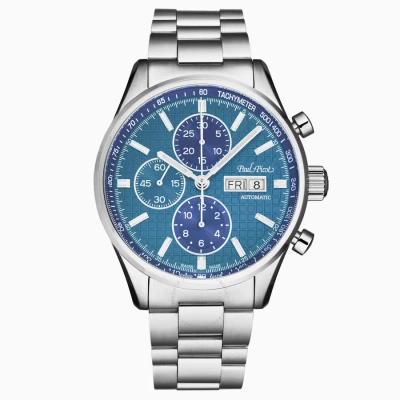 Paul Picot Gentleman Blazer Chronograph Automatic Blue Dial Men's Watch P4309.sg.4000.2614