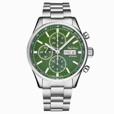 Paul Picot Gentleman Blazer Chronograph Automatic Green Dial Men's Watch P4309.sg.4000.6614