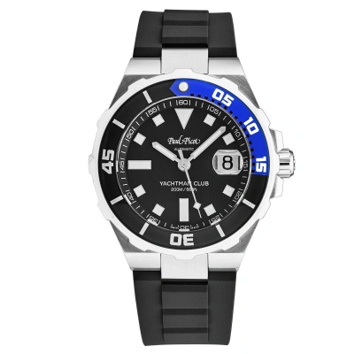Pre-owned Paul Picot Men's 'yachtman Club' Black Dial Automatic Watch P1251nb.sg.3614cm001