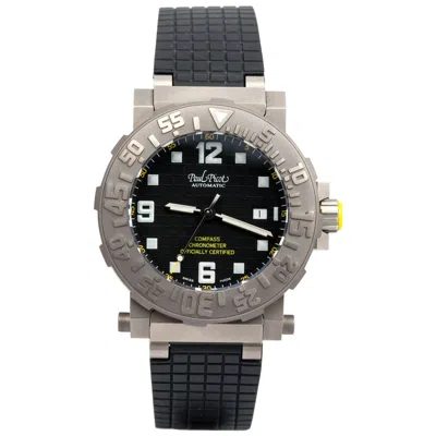 Pre-owned Paul Picot Titanium Le Plongeur C Type Automatic Wristwatch In Multi