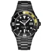 Paul Picot Yachtman Club Men's Watch In Black