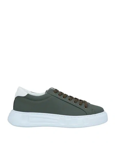 Paul Pierce Man Sneakers Military Green Size 7 Textile Fibers