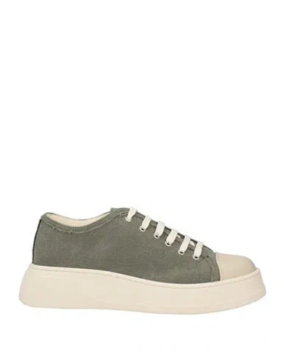 Paul Pierce Man Sneakers Military Green Size 8 Textile Fibers