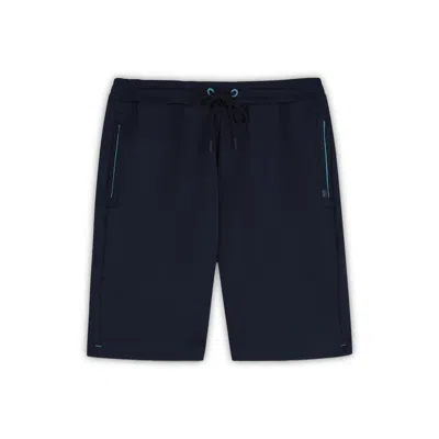 Paul & Shark Bermuda Sportivo In Cotone Active Fleece In Blu