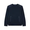 Paul & Shark Active Fleece Cotton Sweatshirt With Typhoon Re-4x4 Stretch Details In Blu