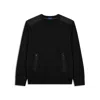 Paul & Shark Active Fleece Cotton Sweatshirt With Typhoon Re-4x4 Stretch Details In Nero