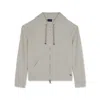 Paul & Shark Felpa Zip-up In Cotone Active Fleece In Burro