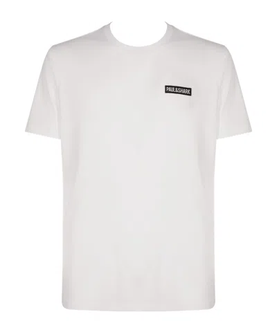 PAUL & SHARK APPLIQUÉ-LOGO COTTON T-SHIRT