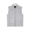 Paul & Shark Gilet In Suede Aqualeather In Cenere