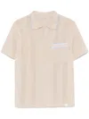 Paul & Shark Asymmetric-pocket Polo Shirt In Neutrals