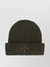 Paul & Shark Beanie Ribbed Wool Folded Cuff