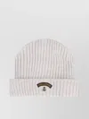Paul & Shark Beanie Ribbed Wool Folded Cuff