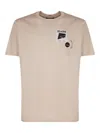 Paul & Shark Beige Patch Logo T-shirt