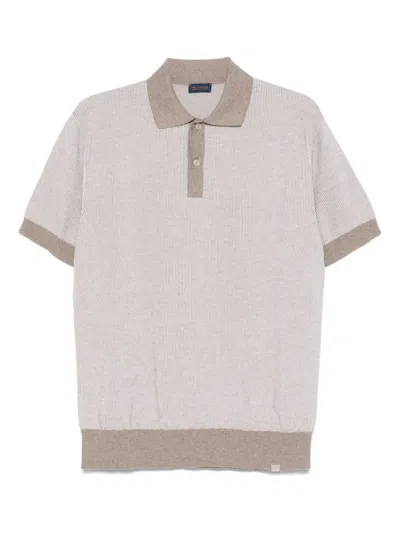 PAUL & SHARK BEIGE SHORT SLEEVE POLO