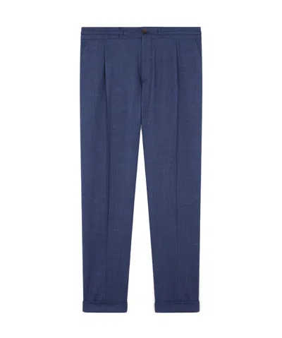 Paul & Shark Belt Loops Casual Pants In Blue