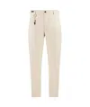 Paul & Shark Belt Loops Slacks In Beige