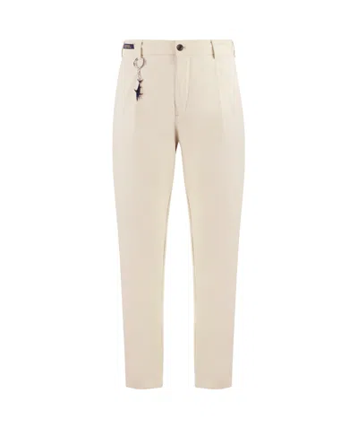 Paul & Shark Belt Loops Slacks In Beige