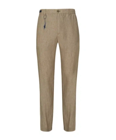 Paul & Shark Belt Loops Slacks In Beige
