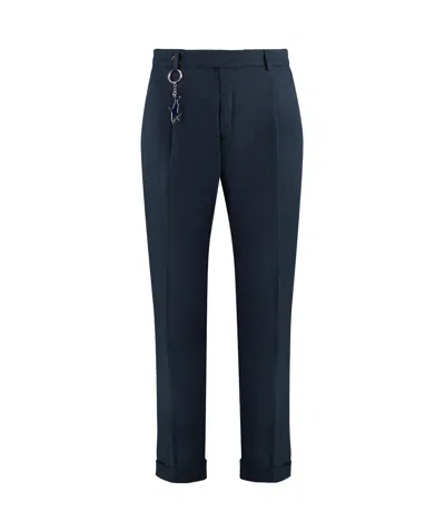 Paul & Shark Belt Loops Slacks In Blue