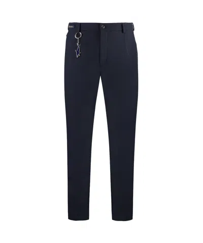 Paul & Shark Belt Loops Slacks In Blue