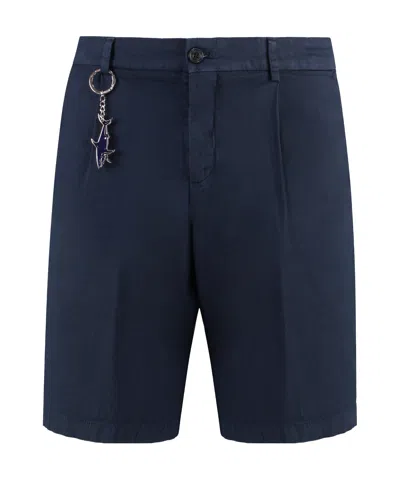 Paul & Shark Belt Ring Shorts In Black