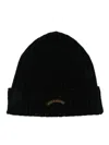Paul & Shark Logo-embroidered Beanie Hat In Black