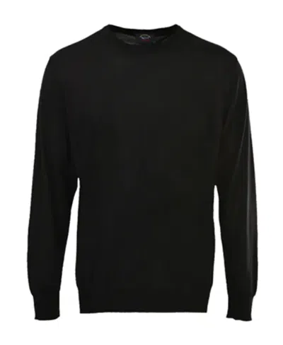 PAUL & SHARK BLACK LONG-SLEEVED PULLOVER