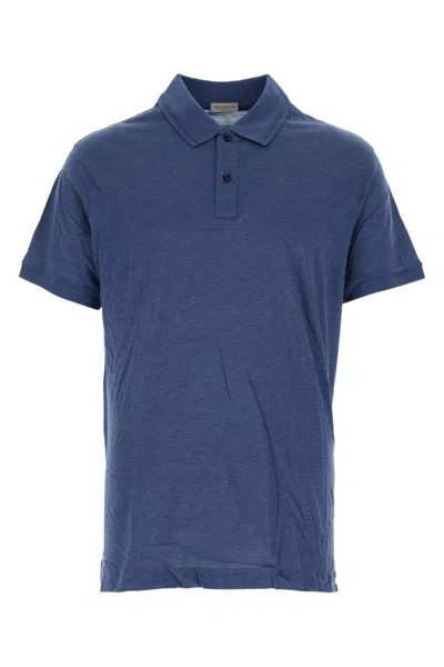 Paul & Shark Blue Short Sleeve Solid Polo