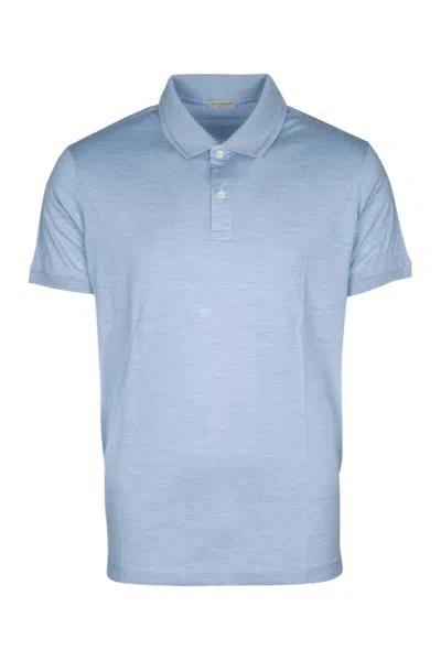 Paul & Shark Blue Short Sleeve Solid Polo