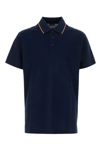 Paul & Shark Blue Short Sleeves Logo Polo