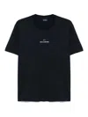 Paul & Shark Logo Print Cotton T-shirt Clothing In Azul