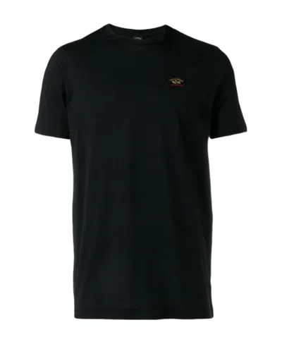 Paul & Shark Chest Logo T-shirt In Black