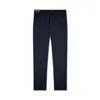 Paul & Shark Pantalone In Seta E Cotone Stretch Chino Silk In Blu