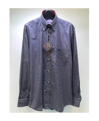 Paul & Shark Classic Plaid Shirt In Black