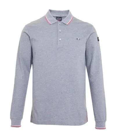 Paul & Shark Classic Polo Shirt In Gray