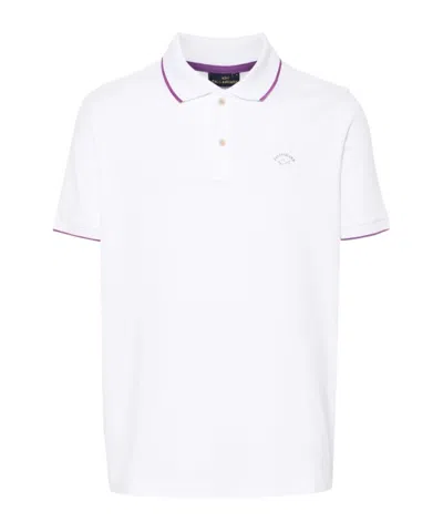 PAUL & SHARK PAUL  SHARK PIQUE KNIT POLO SHIRT