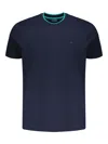 Paul & Shark T-shirt In Jersey Di Cotone Con Dettagli A Contrasto In Blue