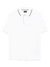 Paul & Shark Contrasting Details Polo Shirt In White