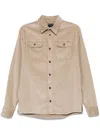 Paul & Shark Corduroy Shirt In Neutrals